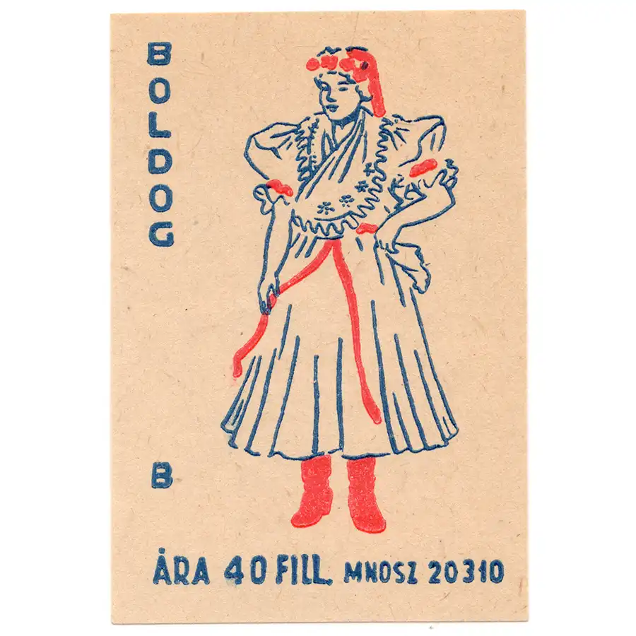 hungary-matchbox-labels-155 The Rich Tapestry of Hungarian Folk Costumes: A Journey Through Regions - Hungary - Folk Costumes