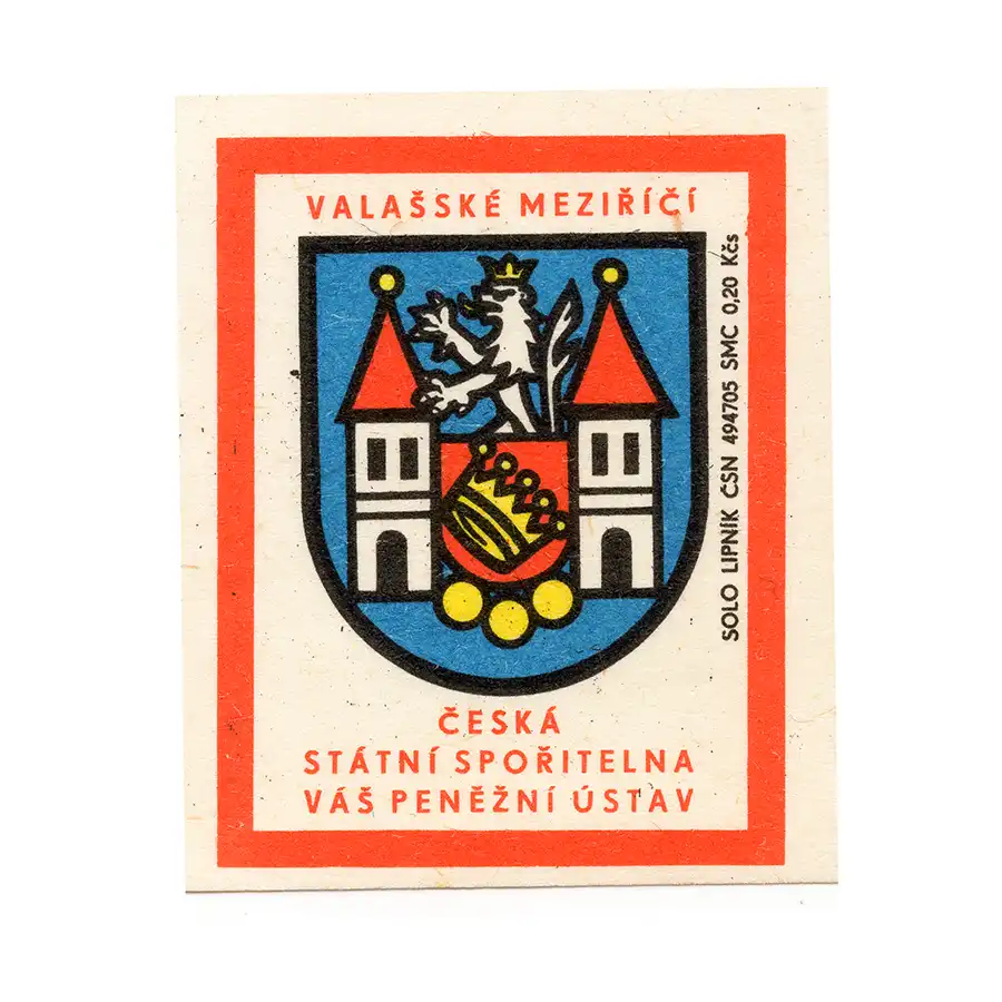 czechoslovakia-matchbox-labels-2250 Discovering the Historic Towns of the Czech Republic - Part3 - Czechoslovakia - Landmarks