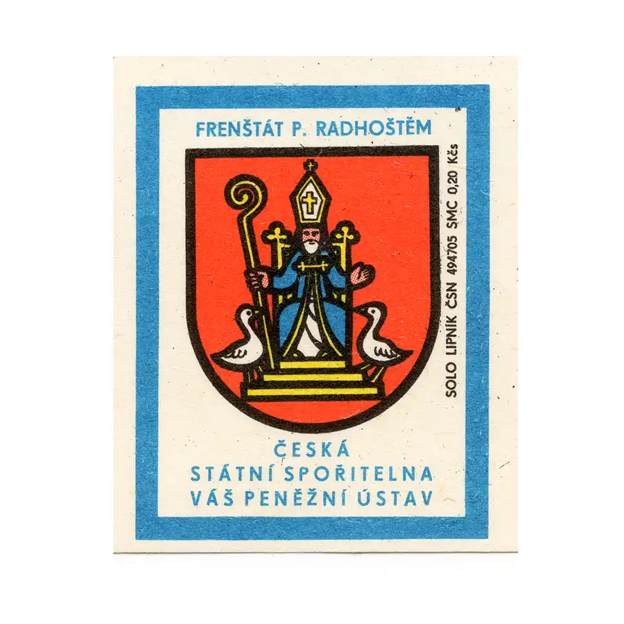 czechoslovakia-matchbox-labels-2251 Discovering the Historic Towns of the Czech Republic - Part3 - Czechoslovakia - Landmarks