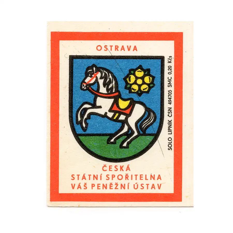 czechoslovakia-matchbox-labels-2252 Discovering the Historic Towns of the Czech Republic - Part3 - Czechoslovakia - Landmarks