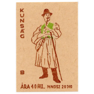 Kunság man&#039;s folk costume