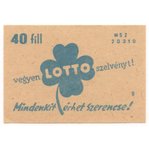 Mixed LOTTO ticket! Everyone can be lucky!