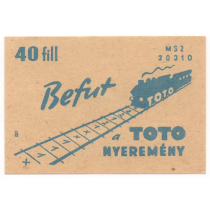 The TOTO prize runs