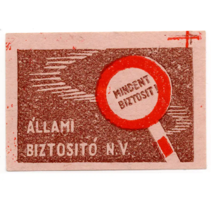 Safe traffic - Hungarian Matchbox Labels