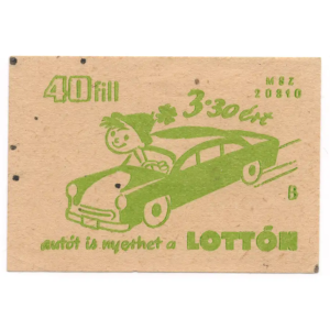 You can also win a car in the lottery