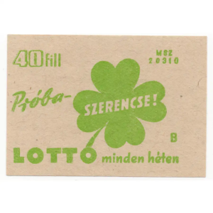 Try your luck! LOTTO every week