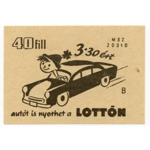 You can also win a car in the lottery
