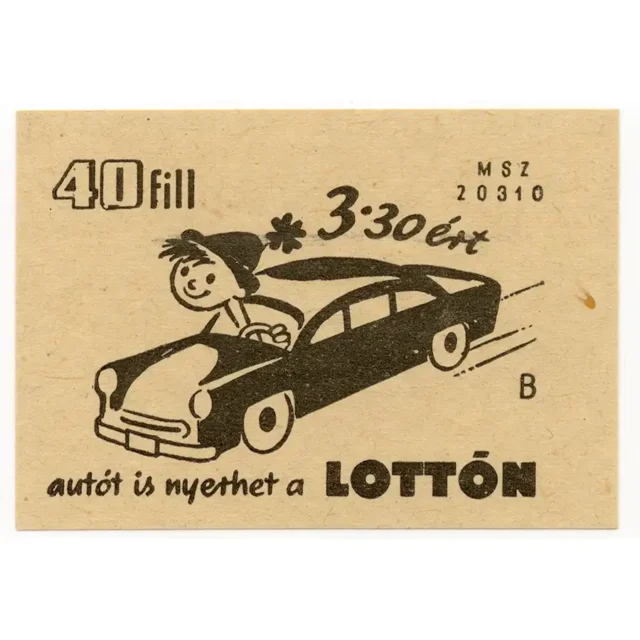 Hungarian Lottery Labels