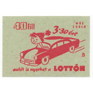 You can also win a car in the lottery