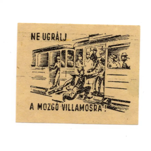 Safe traffic - Hungarian Matchbox Labels