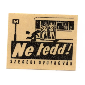 Safe traffic - Hungarian Matchbox Labels
