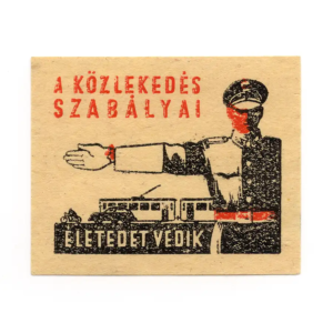 Safe traffic - Hungarian Matchbox Labels