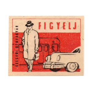 Safe traffic - Hungarian Matchbox Labels