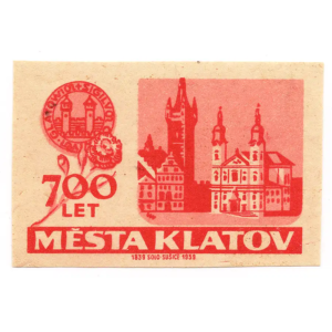 Czechoslovakia Anniversaries - Klatov 700 year