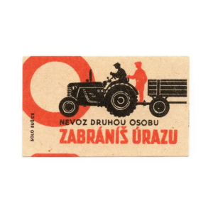 Czechoslovak road traffic safety - Safe traffic rules on unpaved roads