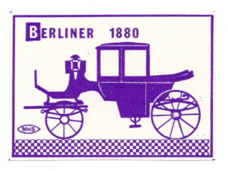Carriages - Berliner 1880