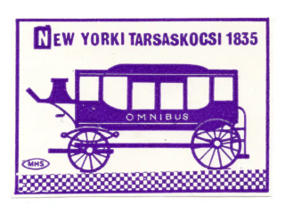 Carriages - New York trolley 1835