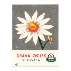 Yugoslavia Flowers - Matchbox Labels
