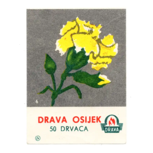 Yugoslavia Flowers - Matchbox Labels