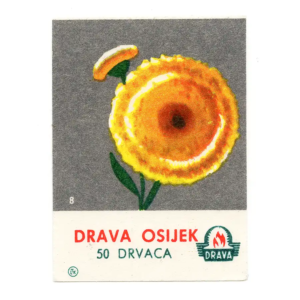 Yugoslavia Flowers - Matchbox Labels