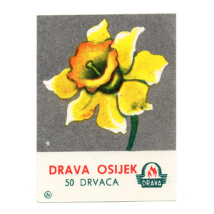 Yugoslavia Flowers - Matchbox Labels