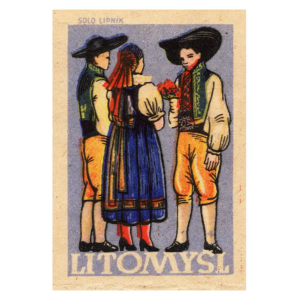 Traditional Folk Costume of Litomyšl, a town in the Czech Republic, famous for its Renaissance castle
