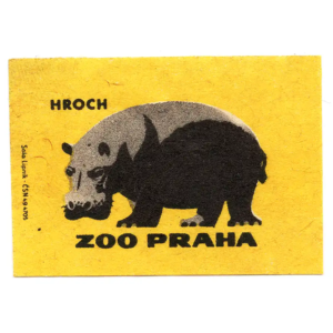 Prague Zoo - Czechoslovak Matchbox Labels