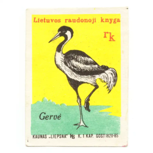 Lithuanian Birds - Lithuania Matchbox Labels