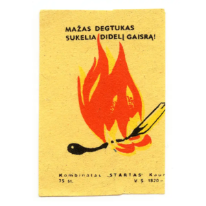 Lithuanian Fire Safety - Do not play with fire