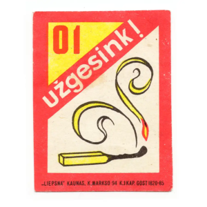 Lithuanian Fire Safety - Do not play with fire