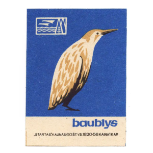 Lithuanian Birds - Lithuania Matchbox Labels