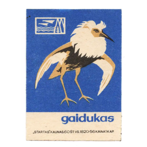 Lithuanian Birds - Lithuania Matchbox Labels