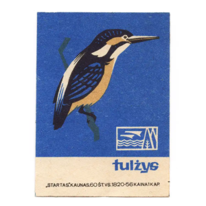 Lithuanian Birds - Lithuania Matchbox Labels