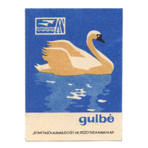 Lithuanian Birds - Lithuania Matchbox Labels