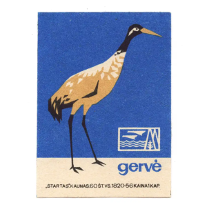 Lithuanian Birds - Lithuania Matchbox Labels