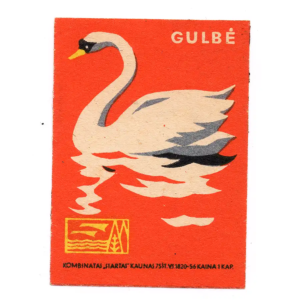 Lithuanian Birds - Lithuania Matchbox Labels