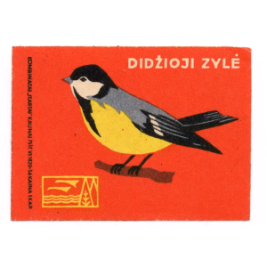 Lithuanian Birds - Lithuania Matchbox Labels