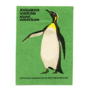 Lithuania Matchbox Labels - Kaunas Tadas Ivanauskas Museum of Zoology