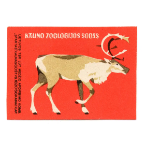 Lithuania Matchbox Labels - Visit Kaunas Zoo