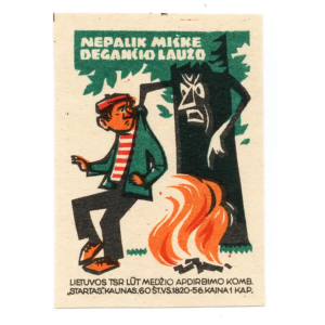 Lithuanian Fire Safety - Do not play with fire