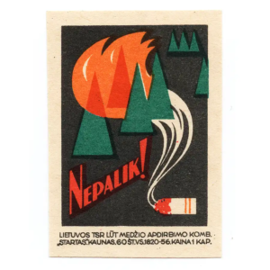 Lithuanian Fire Safety - Do not play with fire