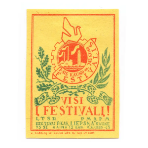 Lithuania Events - The First Kaunas Youth Festival