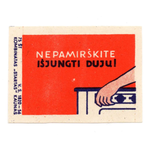 Lithuanian Fire Safety - Do not play with fire