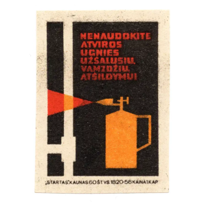 Lithuanian Fire Safety - Do not play with fire