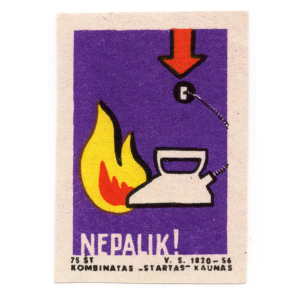 Lithuanian Fire Safety - Do not play with fire