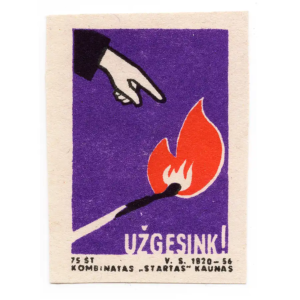 Lithuanian Fire Safety - Do not play with fire