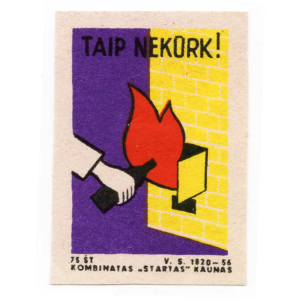 Lithuanian Fire Safety - Do not play with fire