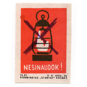 Lithuanian Fire Safety - Do not play with fire