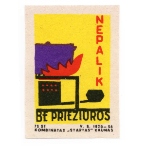 Lithuanian Fire Safety - Do not play with fire