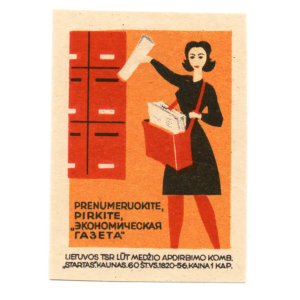 Lithianian Advertisements - Economic Newspaper